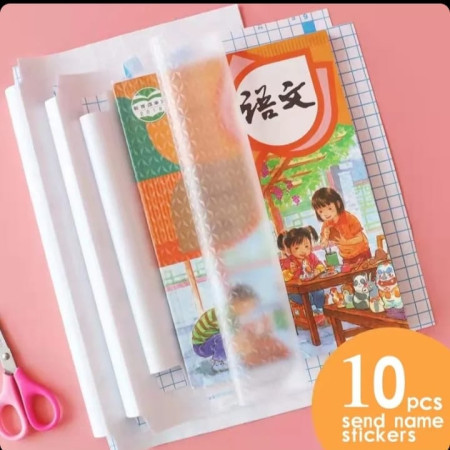 2set ( 20pes) waterproof transparent book cover